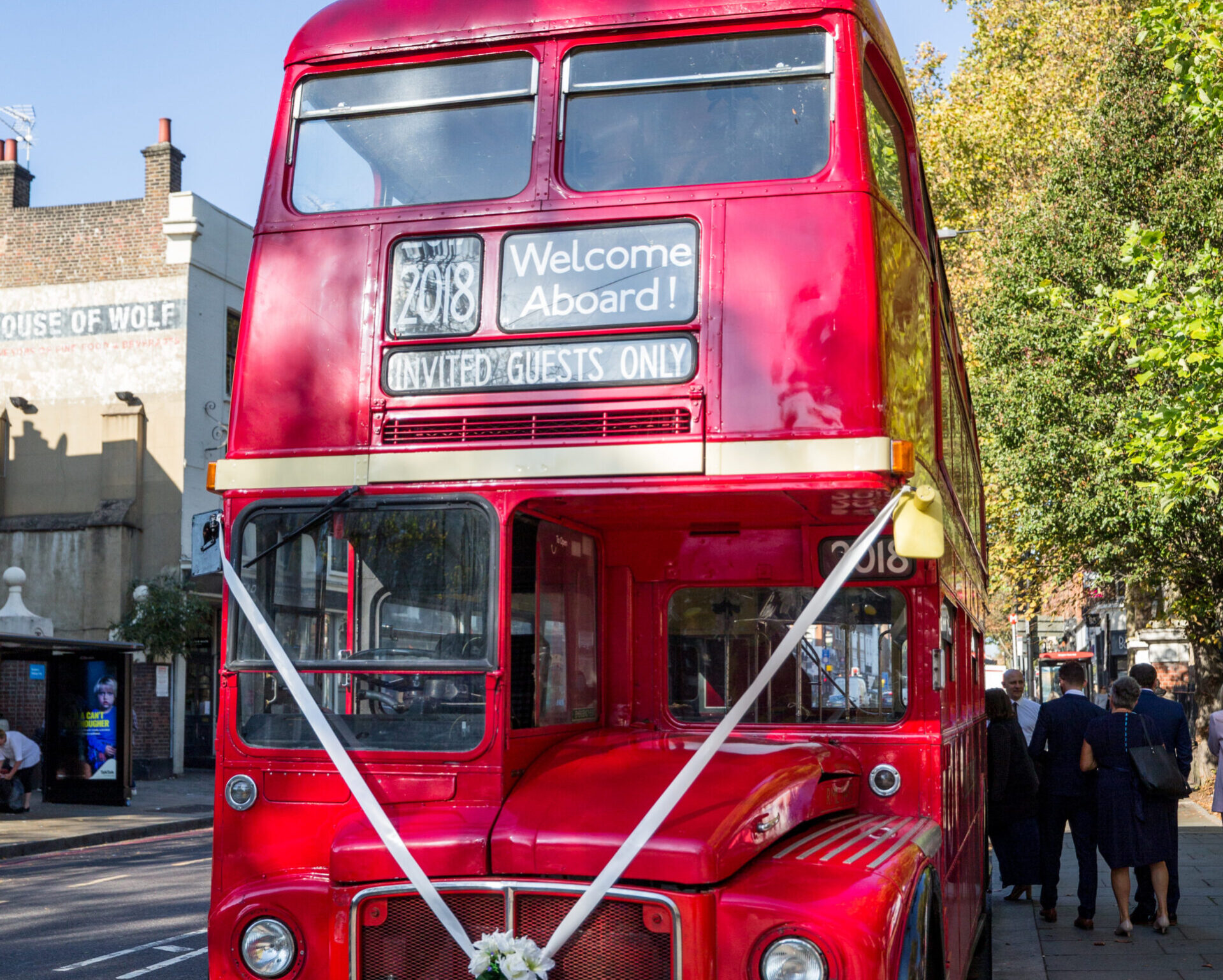 Classic Wedding Bus