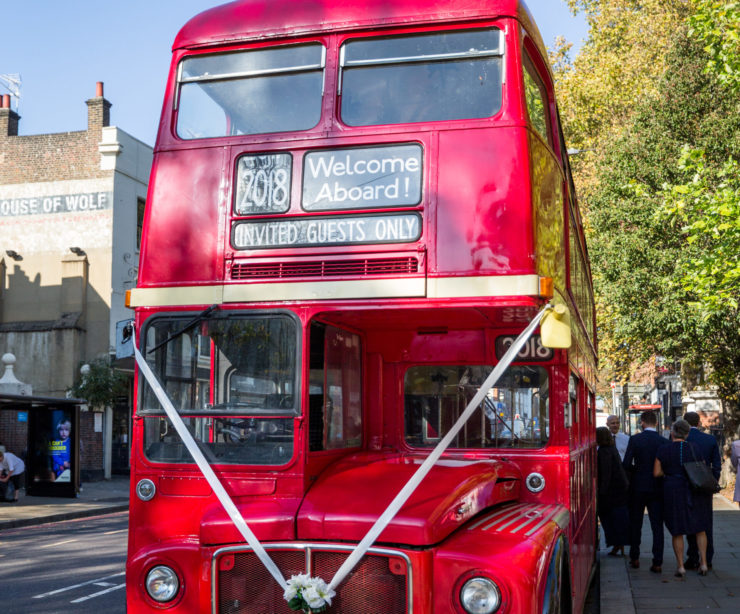 Classic Wedding Bus