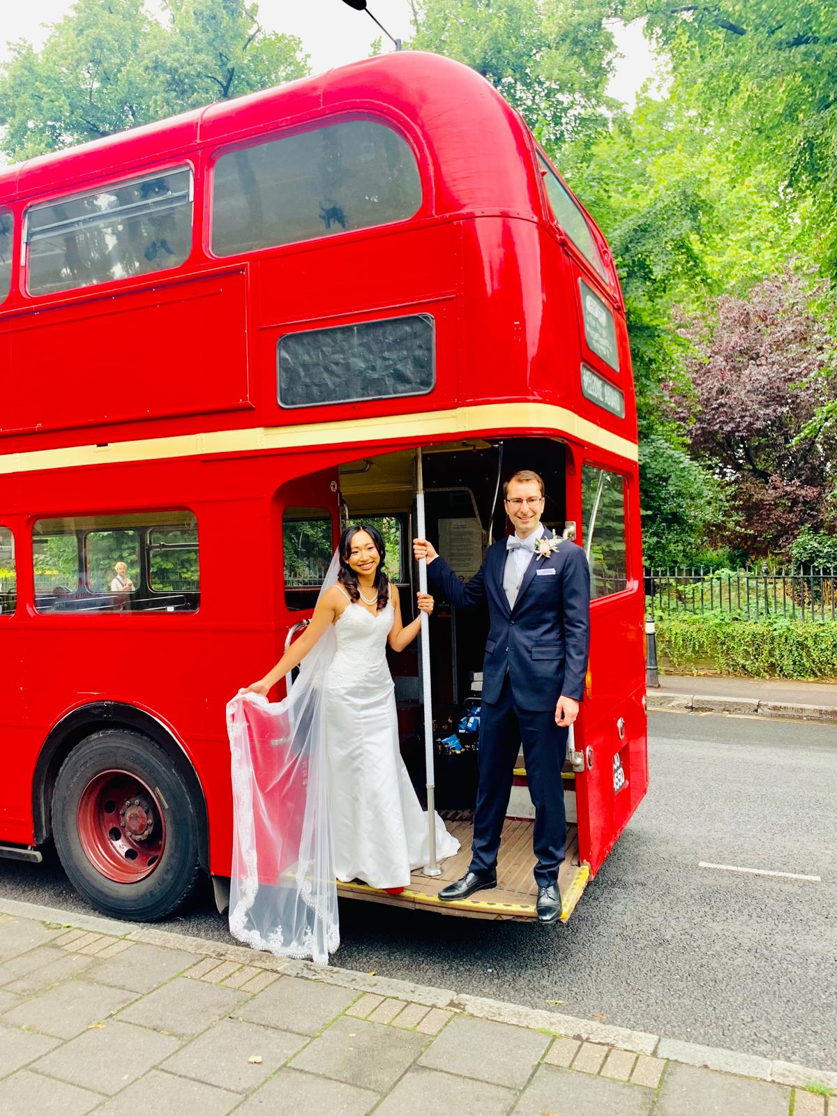 Wedding bus hire London