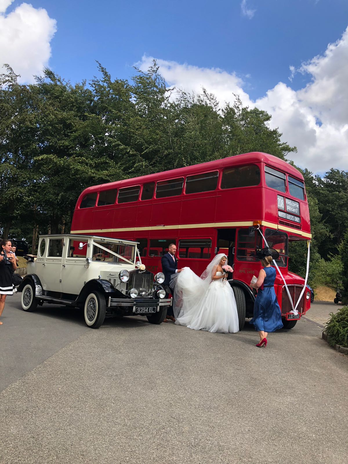 Wedding bus hire and car