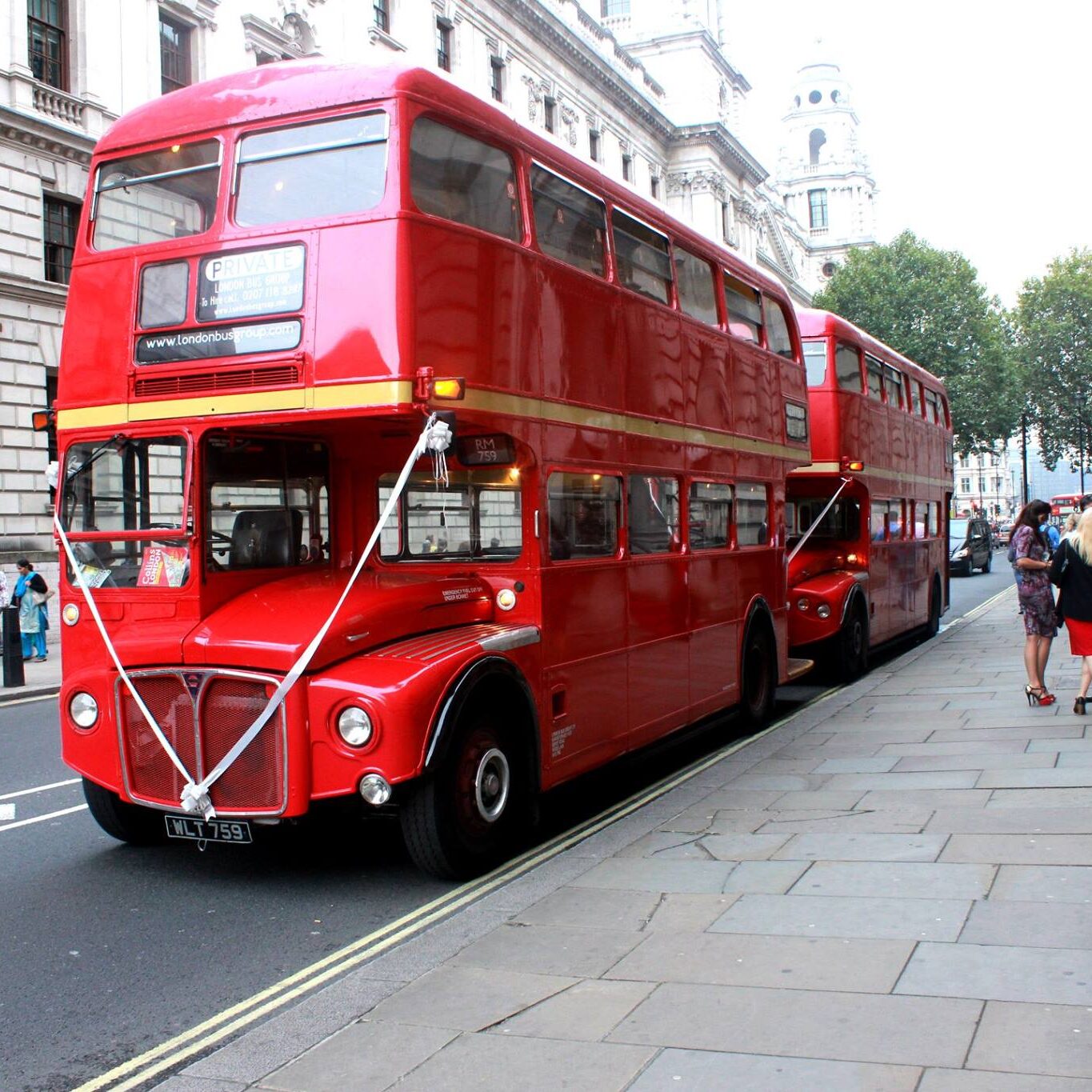 London wedding buses