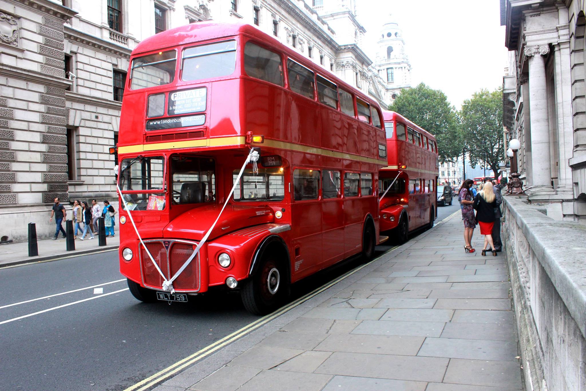 London wedding buses