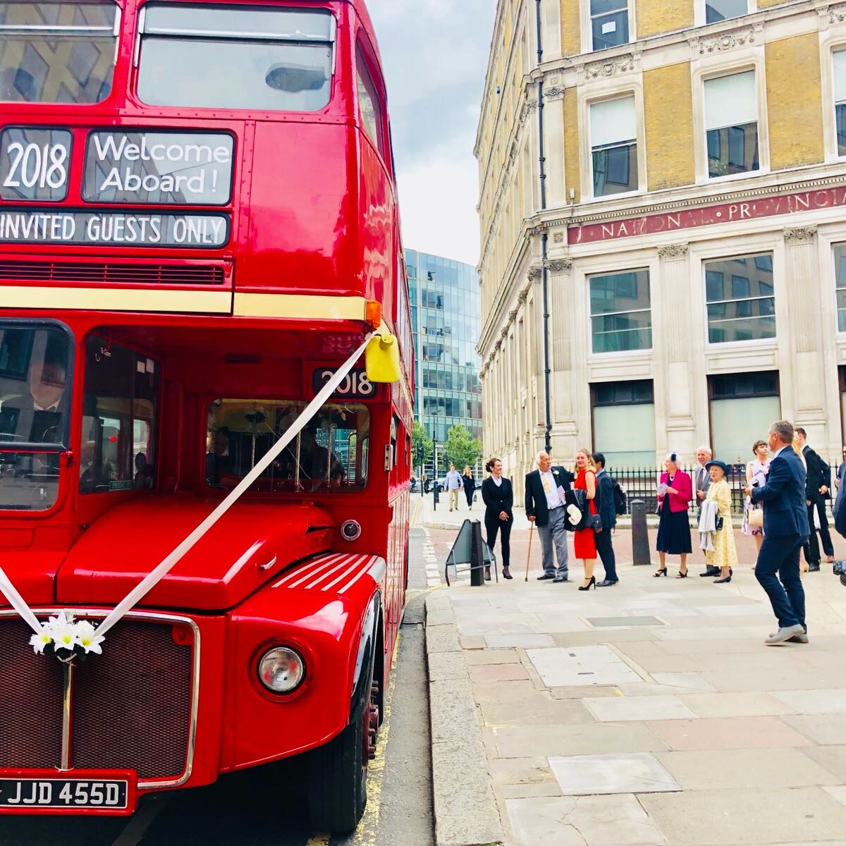 Classic Routemaster wedding bus