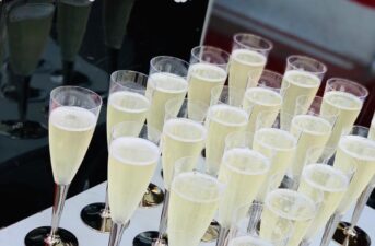 Welcome drinks champagne