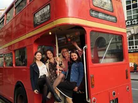 Routemaster party bus London